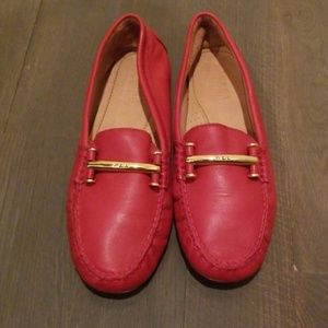Red Ralph Lauren Flats